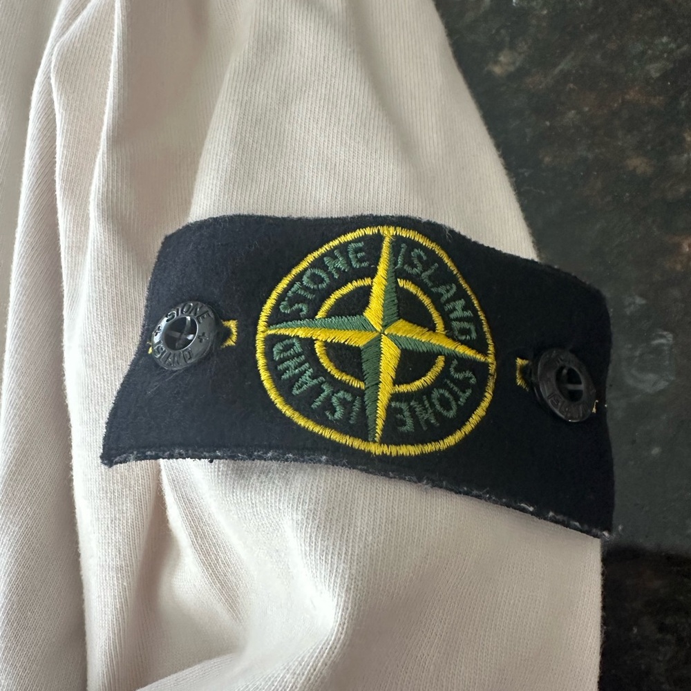 Stone Island Light Pink/White Hoodie - Picture 2 of 7
